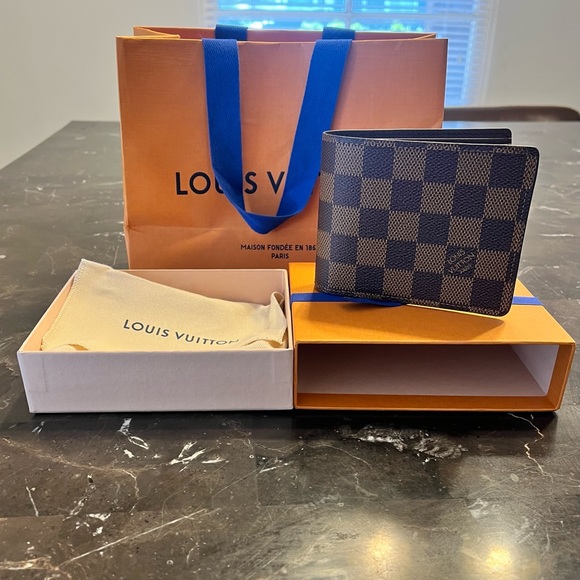 Men’s Louis Vuitton Wallet Damier Ebene- Brand New - Picture 2 of 4